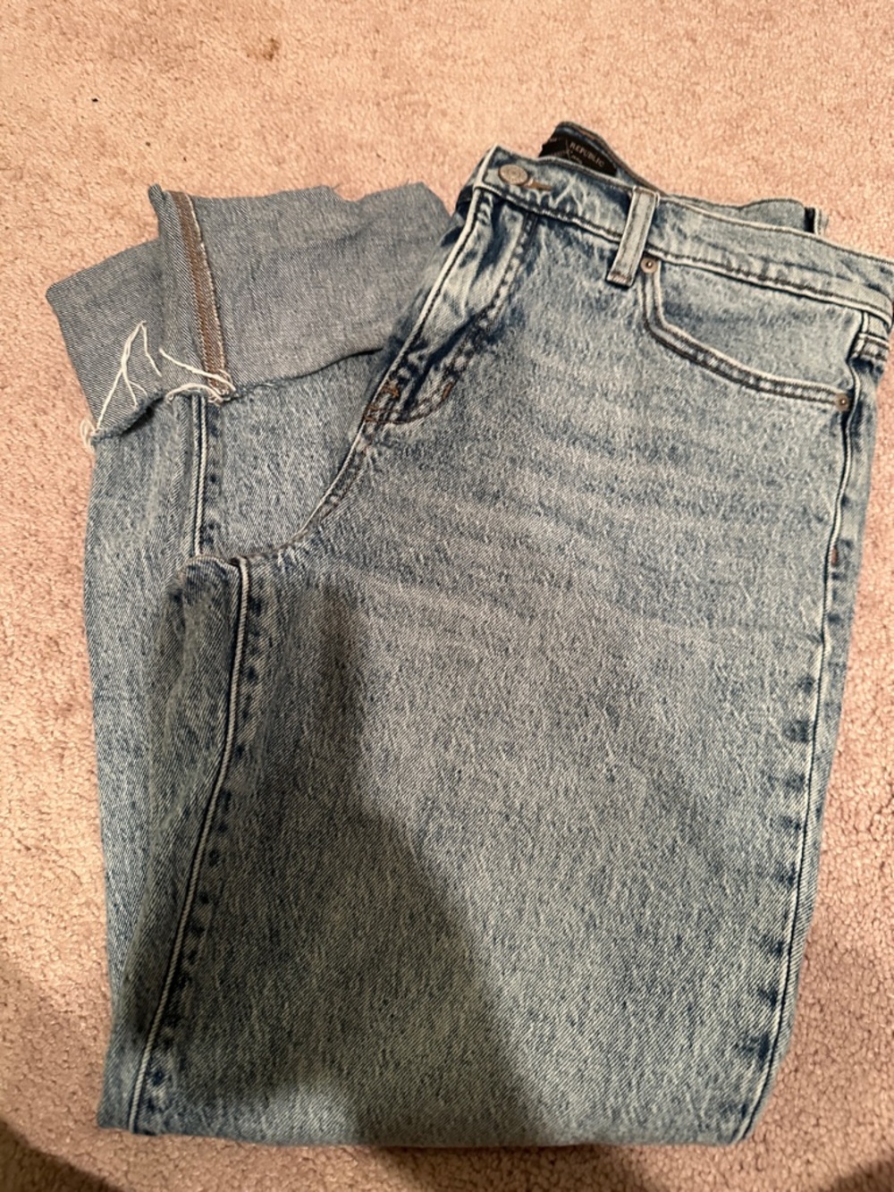 Banana Republic Light Blue Slouch Jeans